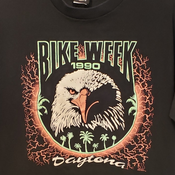 Harley Davidson T-shirt 1990s Daytona XL - Picture 3 of 4